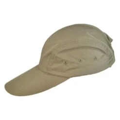 Torrey UPF 50+ Long Bill Adjustable Baseball Cap - Khaki -Fashion Hat Discount Store 102982