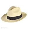 Brisa Grade 4 Panama Straw Fedora Hat