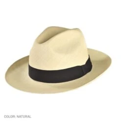 Brisa Grade 4 Panama Straw Fedora Hat