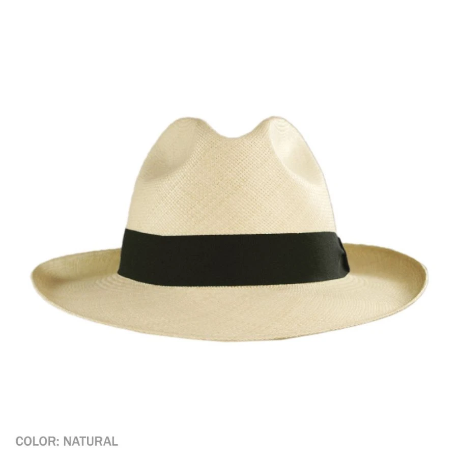 Brisa Grade 4 Panama Straw Fedora Hat 4 Brisa Grade 4 Panama Straw Fedora Hat - Image 2