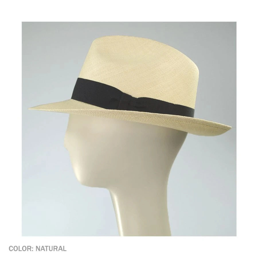 Brisa Grade 4 Panama Straw Fedora Hat 5 Brisa Grade 4 Panama Straw Fedora Hat - Image 3