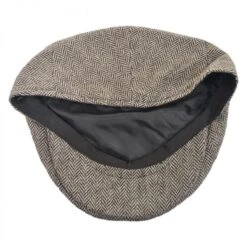 Herringbone Wool Blend Ivy Cap -Fashion Hat Discount Store 106072