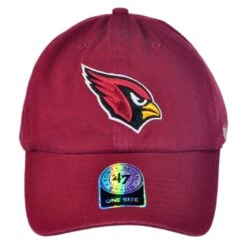 '47 BRAND Arizona Cardinals NFL Clean Up Strapback Baseball Cap Dad Hat