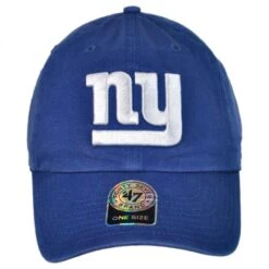 '47 BRAND New York Giants NFL Clean Up Strapback Baseball Cap Dad Hat