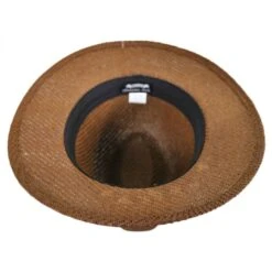 Panama Jack Ribbon Toyo Straw Safari Fedora Hat -Fashion Hat Discount Store 126637