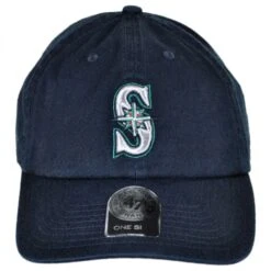 '47 BRAND Seattle Mariners MLB Clean Up Strapback Baseball Cap Dad Hat