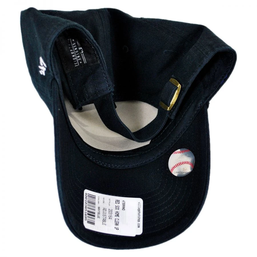 '47 BRAND Boston Red Sox MLB Home Clean Up Strapback Baseball Cap Dad Hat 5 '47 BRAND Boston Red Sox MLB Home Clean Up Strapback Baseball Cap Dad Hat - Image 3