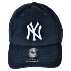 '47 BRAND New York Yankees MLB Home Clean Up Strapback Baseball Cap Dad Hat