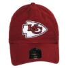 '47 BRAND Kansas City Chiefs NFL Clean Up Strapback Baseball Cap Dad Hat -Fashion Hat Discount Store 135946
