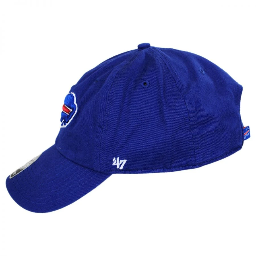 '47 BRAND Buffalo Bills NFL Clean Up Strapback Baseball Cap Dad Hat 4 '47 BRAND Buffalo Bills NFL Clean Up Strapback Baseball Cap Dad Hat - Image 2