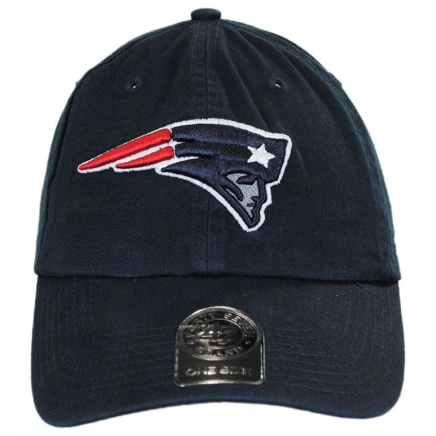 '47 BRAND New England Patriots NFL Clean Up Strapback Baseball Cap Dad Hat 3 '47 BRAND New England Patriots NFL Clean Up Strapback Baseball Cap Dad Hat