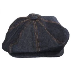 Denim Cotton Newsboy Cap