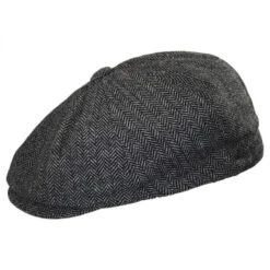 Kids' Herringbone Wool Blend Newsboy Cap 6 Kids' Herringbone Wool Blend Newsboy Cap -Fashion Hat Discount Store 136930