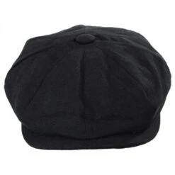 Linen And Cotton Newsboy Cap