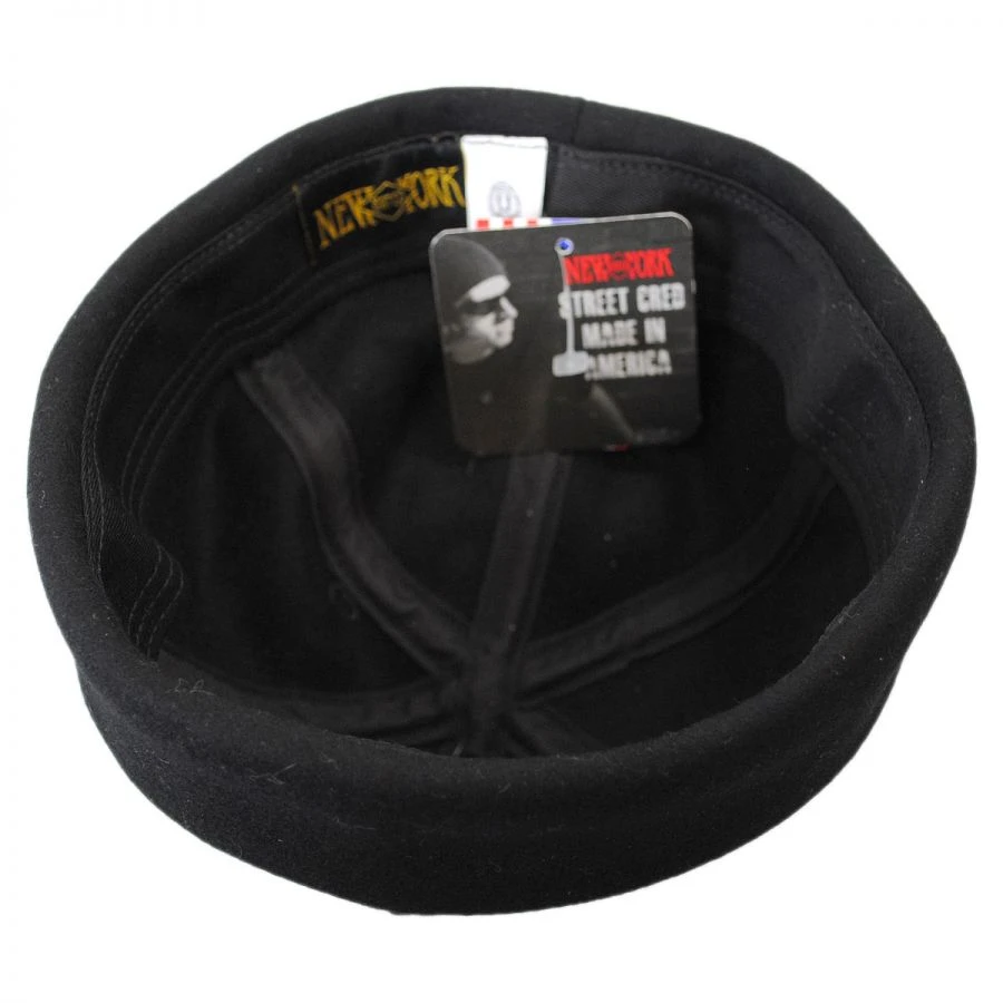 Six Panel Wool Skull Cap Beanie Hat 4 Six Panel Wool Skull Cap Beanie Hat - Image 2