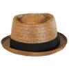 Be Bop Coconut Straw Pork Pie Hat