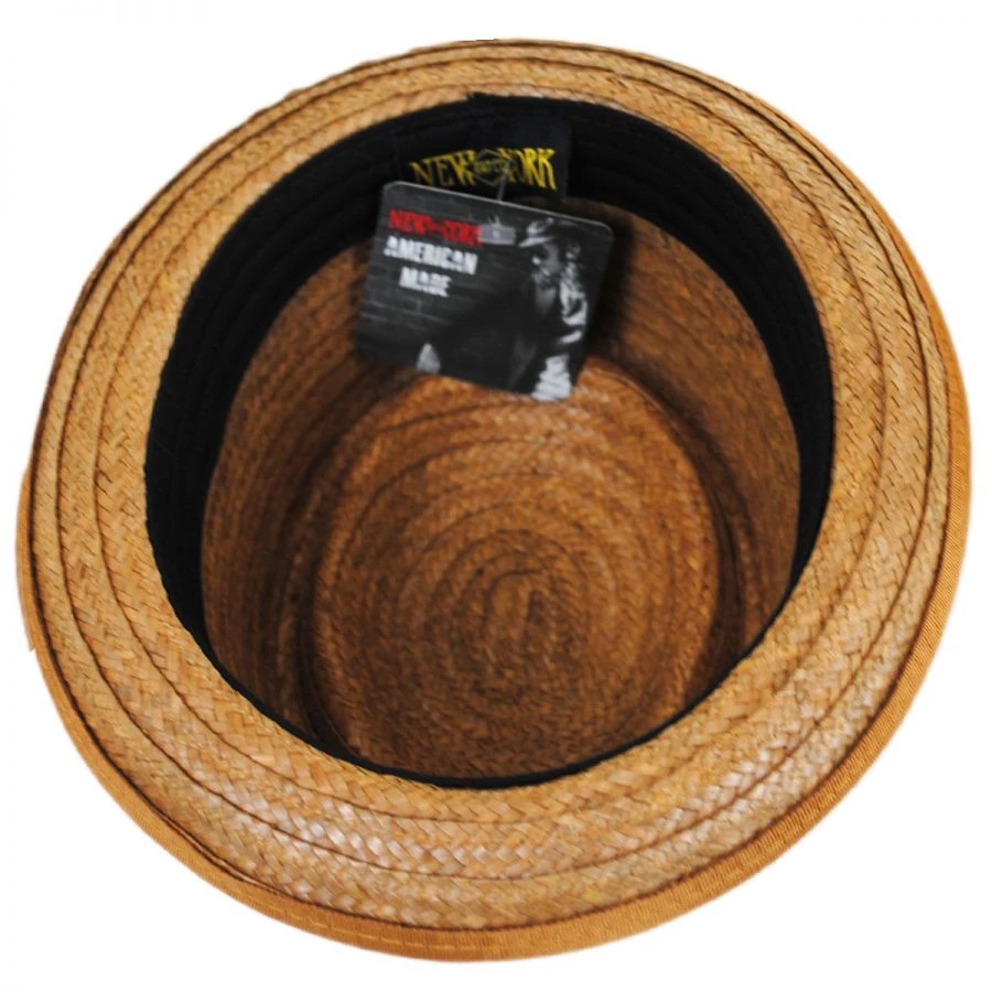 Be Bop Coconut Straw Pork Pie Hat 5 Be Bop Coconut Straw Pork Pie Hat - Image 3