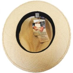 Folding Panama Straw Fedora Hat -Fashion Hat Discount Store 152274