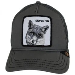 Goorin Bros Silver Fox Mesh Trucker Snapback Baseball Cap