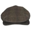 Hoxton Herringbone Plaid Wool Blend Ivy Cap -Fashion Hat Discount Store 185687