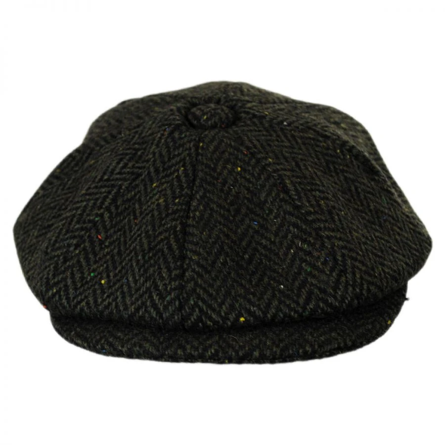 Cambridge Herringbone Wool Newsboy Cap 3 Cambridge Herringbone Wool Newsboy Cap