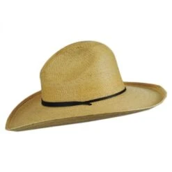 Stetson Bryce Palm Leaf Straw Wide Brim Gus Hat -Fashion Hat Discount Store 194501
