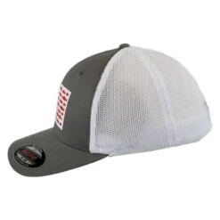 Columbia Sportswear PFG Fish Flag Mesh FlexFit Fitted Baseball Cap -Fashion Hat Discount Store 195924