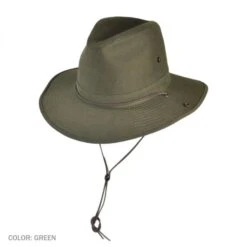 Cotton Twill Aussie Fedora Hat