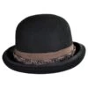 Steampunk Wool Felt Bowler Hat -Fashion Hat Discount Store 226835