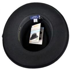 Leather Conch Band Wool Felt Gambler Hat 7 Leather Conch Band Wool Felt Gambler Hat -Fashion Hat Discount Store 226877