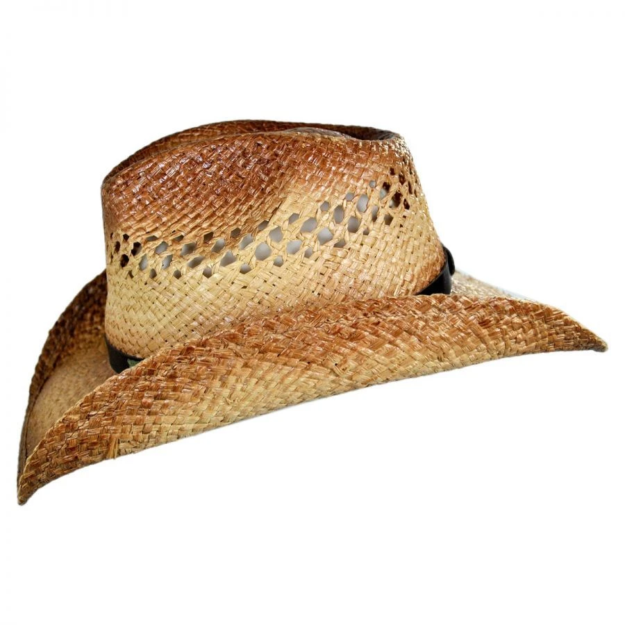 Route 66 Raffia Straw Cowboy Hat 4 Route 66 Raffia Straw Cowboy Hat - Image 2