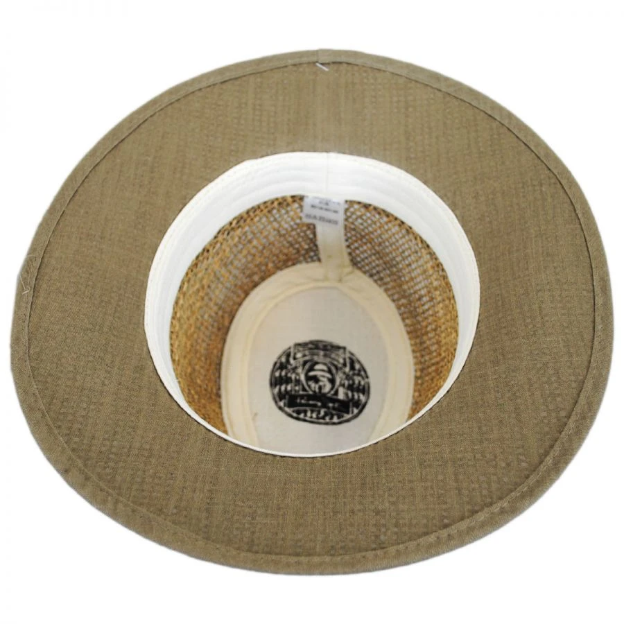 Panama Jack Seagrass Straw Safari Fedora Hat 5 Panama Jack Seagrass Straw Safari Fedora Hat - Image 3