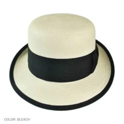 Bailey Chaplin Panama Straw Bowler Hat -Fashion Hat Discount Store 234548