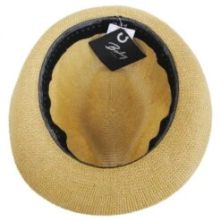 Bailey Elliot Straw Fedora Hat -Fashion Hat Discount Store 235055