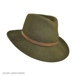 Heritage Collection 1990s Wool Felt Outback Hat -Fashion Hat Discount Store 237269