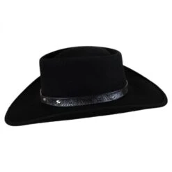 Little Joe Wool Felt Gambler Western Hat -Fashion Hat Discount Store 247334