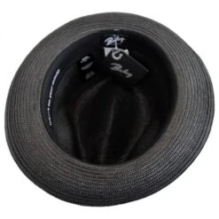 Bailey Tate Braided Straw Fedora Hat -Fashion Hat Discount Store 249044