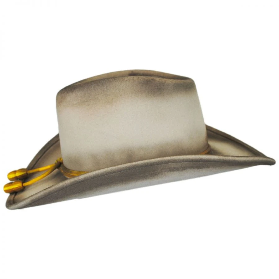 Stetson John Wayne The Fort Wool Felt Crushable Western Hat - Silverbelly 4 Stetson John Wayne The Fort Wool Felt Crushable Western Hat - Silverbelly - Image 2