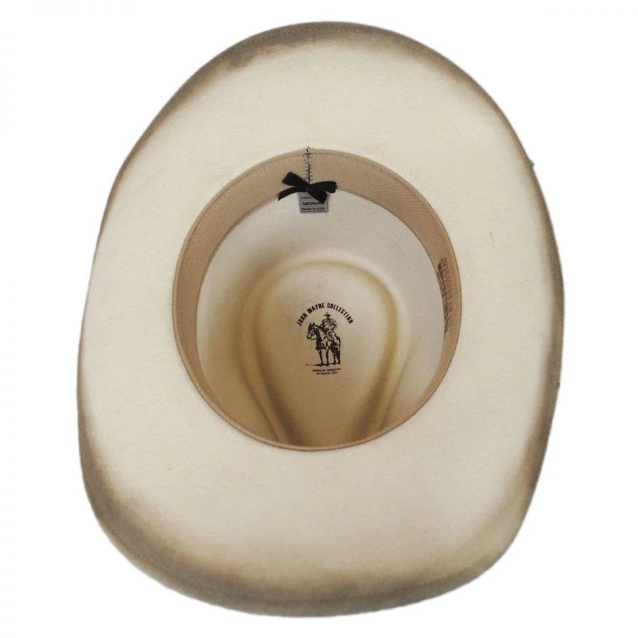 Stetson John Wayne The Fort Wool Felt Crushable Western Hat - Silverbelly 5 Stetson John Wayne The Fort Wool Felt Crushable Western Hat - Silverbelly - Image 3