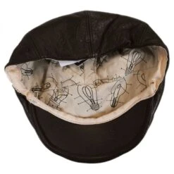 Bailey Langham Lambskin Leather Ivy Cap -Fashion Hat Discount Store 255574