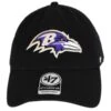'47 BRAND Baltimore Ravens NFL Clean Up Strapback Baseball Cap Dad Hat -Fashion Hat Discount Store 255810