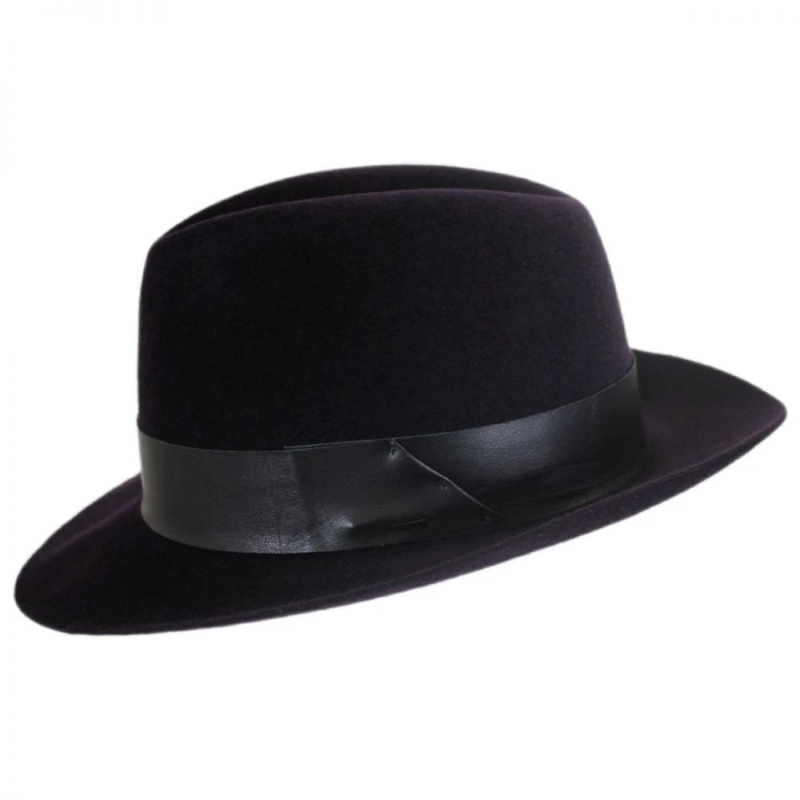 Bailey Flume Velour Fur Felt Fedora Hat 4 Bailey Flume Velour Fur Felt Fedora Hat - Image 2