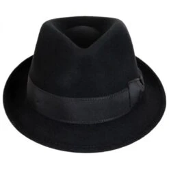 Teardrop Wool Felt Trilby Fedora Hat