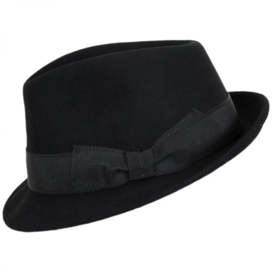 Teardrop Wool Felt Trilby Fedora Hat 4 Teardrop Wool Felt Trilby Fedora Hat - Image 2