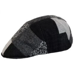 Patchwork Wool Ascot Cap -Fashion Hat Discount Store 262742