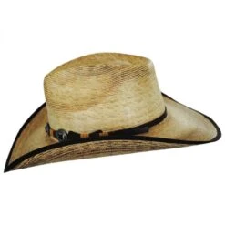 Stetson Kimball Palm Leaf Straw Western Hat -Fashion Hat Discount Store 270693