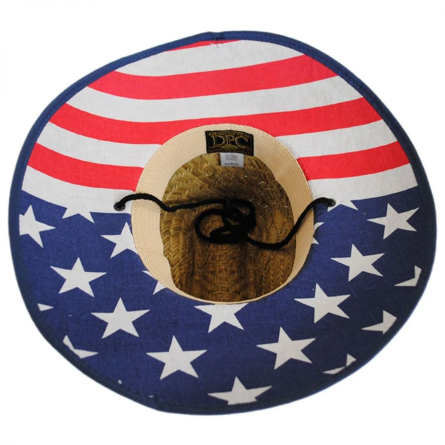 USA Flag Underbrim Lifeguard Hat 5 USA Flag Underbrim Lifeguard Hat - Image 3