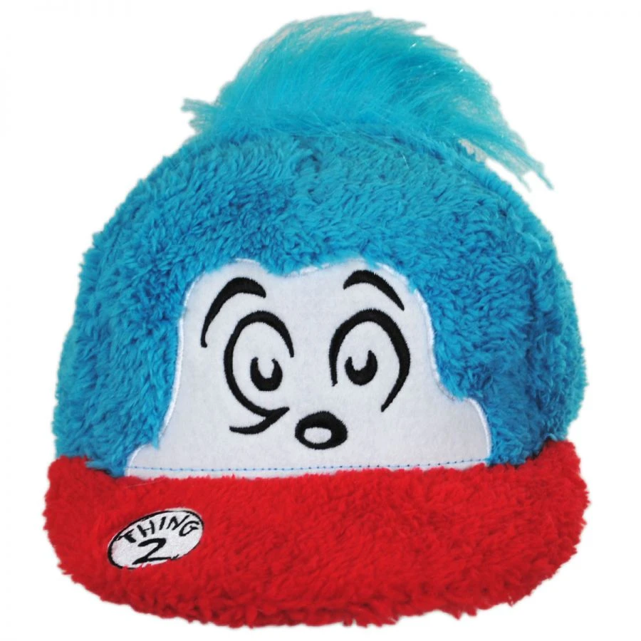 Dr. Seuss Thing 2 Fuzzy Baseball Cap 3 Dr. Seuss Thing 2 Fuzzy Baseball Cap