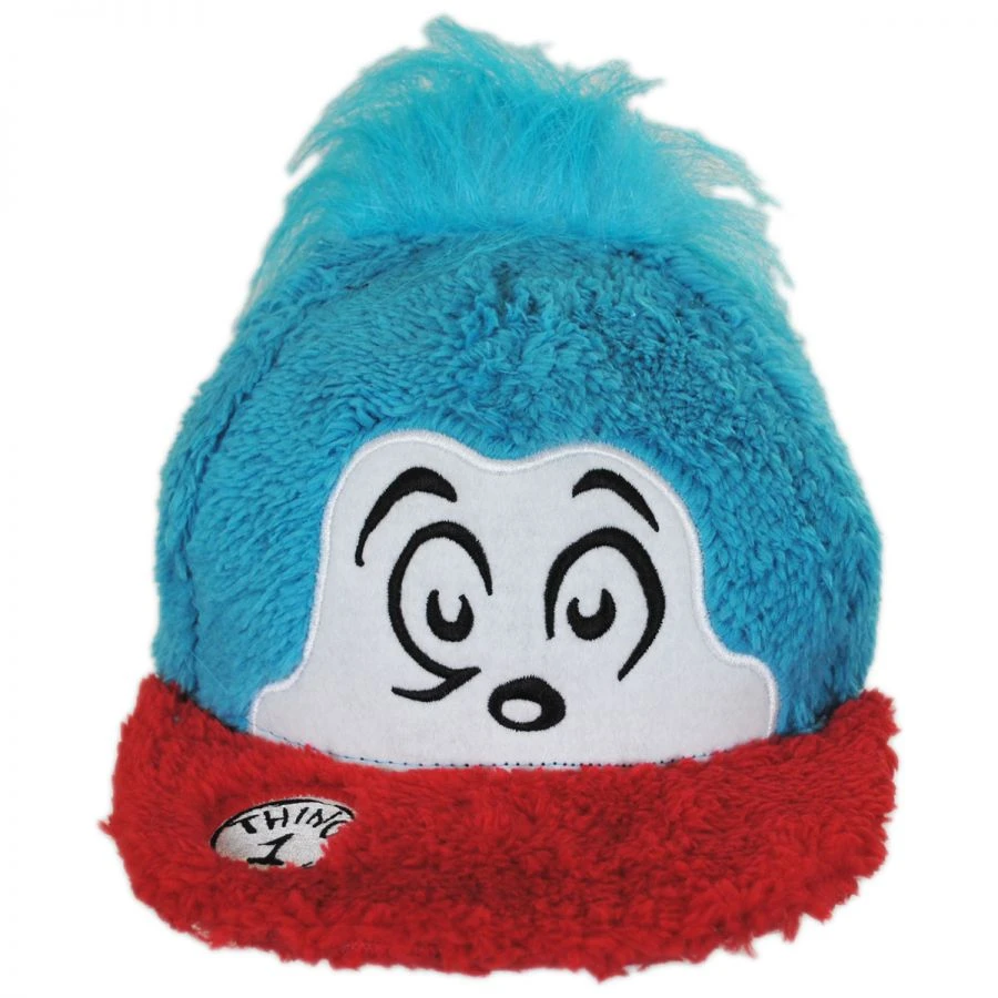 Dr. Seuss Thing 1 Fuzzy Baseball Cap 3 Dr. Seuss Thing 1 Fuzzy Baseball Cap