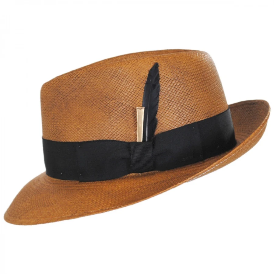 Bailey Tessier Panama Straw Fedora Hat 4 Bailey Tessier Panama Straw Fedora Hat - Image 2